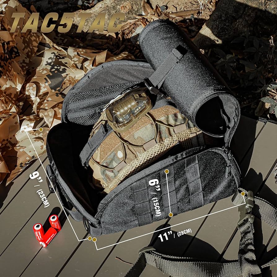 バッグ POLK ORIGINAL multi-pocket helmet bag Tactical Helmet Bag Pack,Multi-Purpose Molle Storage